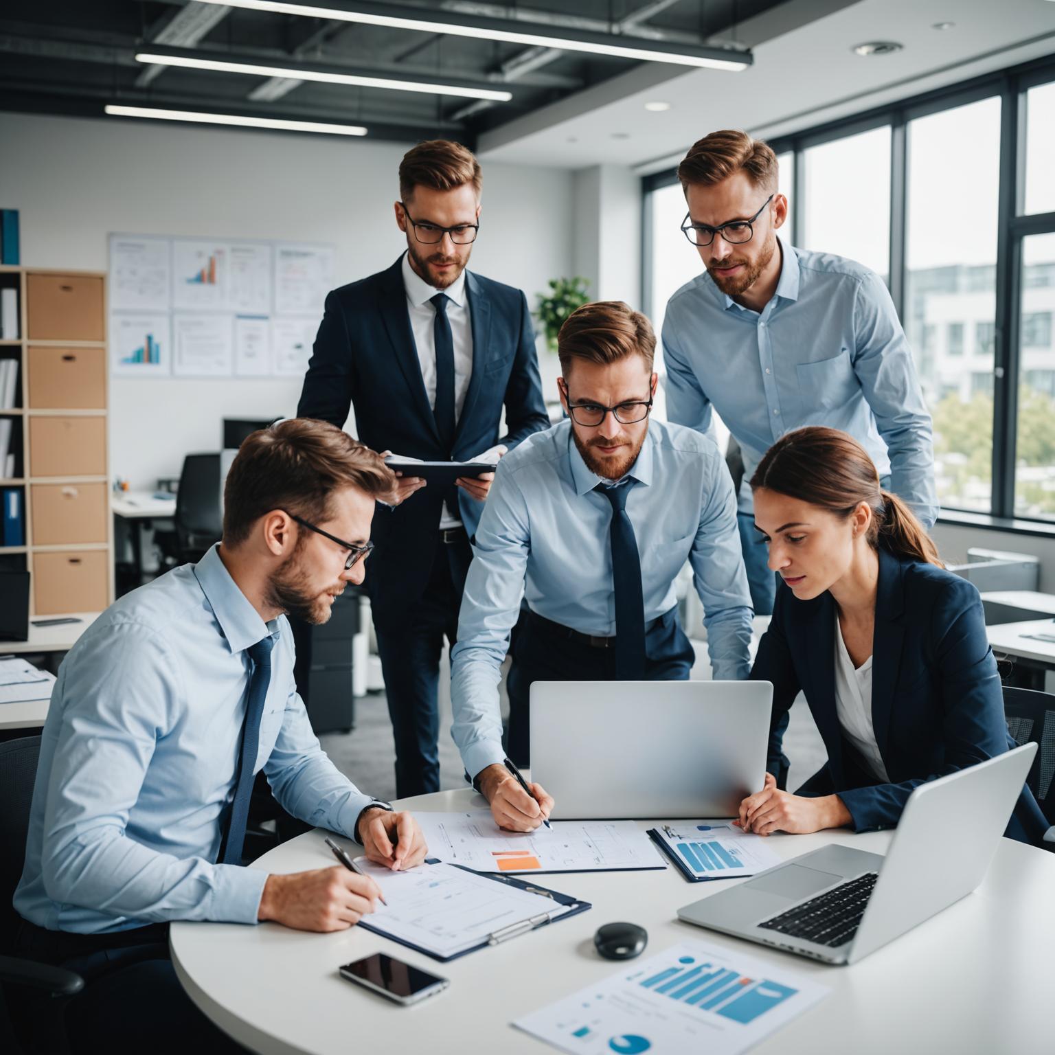 CargoConnect logistics team in a planning meeting